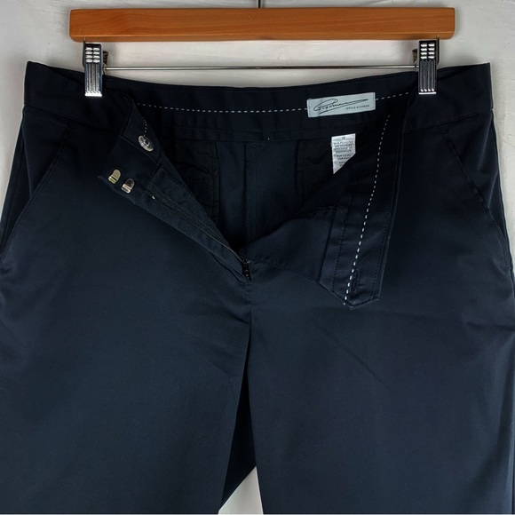 Greg Norman Black Bermuda Golf Everbest Shorts Women's sz 12 - Picture 5 of 8